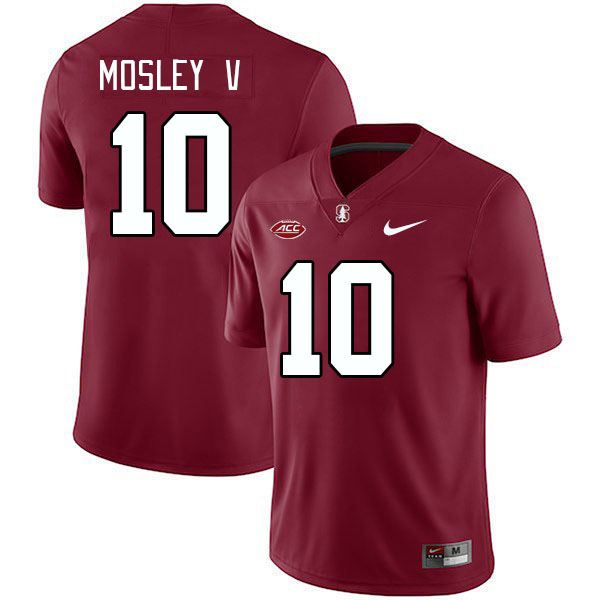 Men #10 Emmett Mosley V Stanford Cardinal 2024 ACC Conference College Football Jerseys Stitched-Card